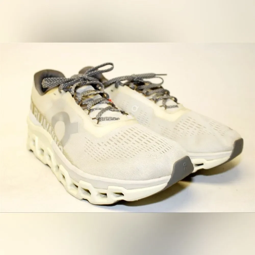 On Cloud Cloudmonster 2 Beige Road Running Sneakers Shoes Mens US 13 EU 48